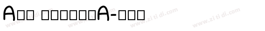 Ari NormalA字体转换